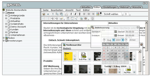 Klare Benutzerf�hrung im Bauteil-Editor von Netzteil.
